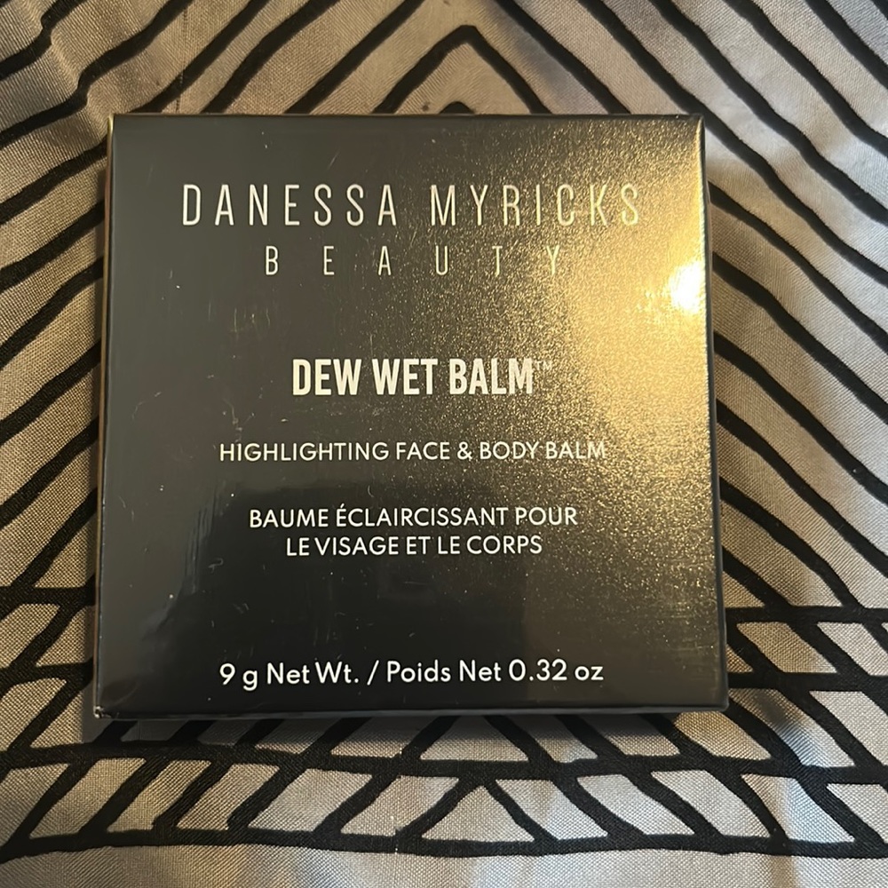 NIB DANESSA MYRICKS BEAUTY
Dew Wet Balm ROSE WATER
